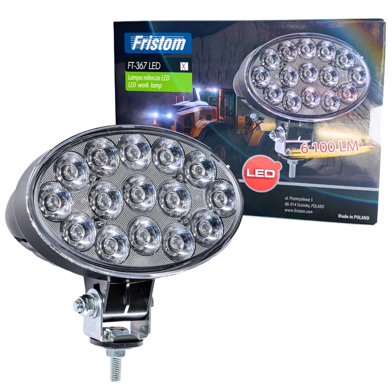 Fristom Oval LED Work Lights / 6000+ Lumen