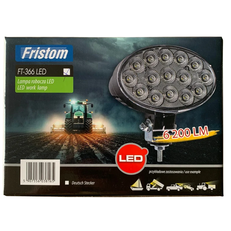Fristom Oval LED Work Lights / 6000+ Lumen