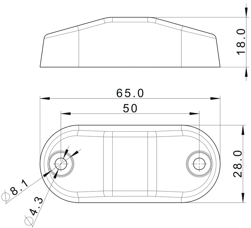 Fristom FT-062 Small LED Marker Lights