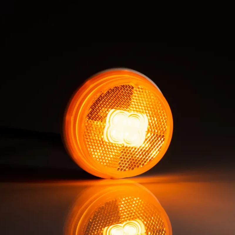 Fristom Round LED Marker Lights with Reflector