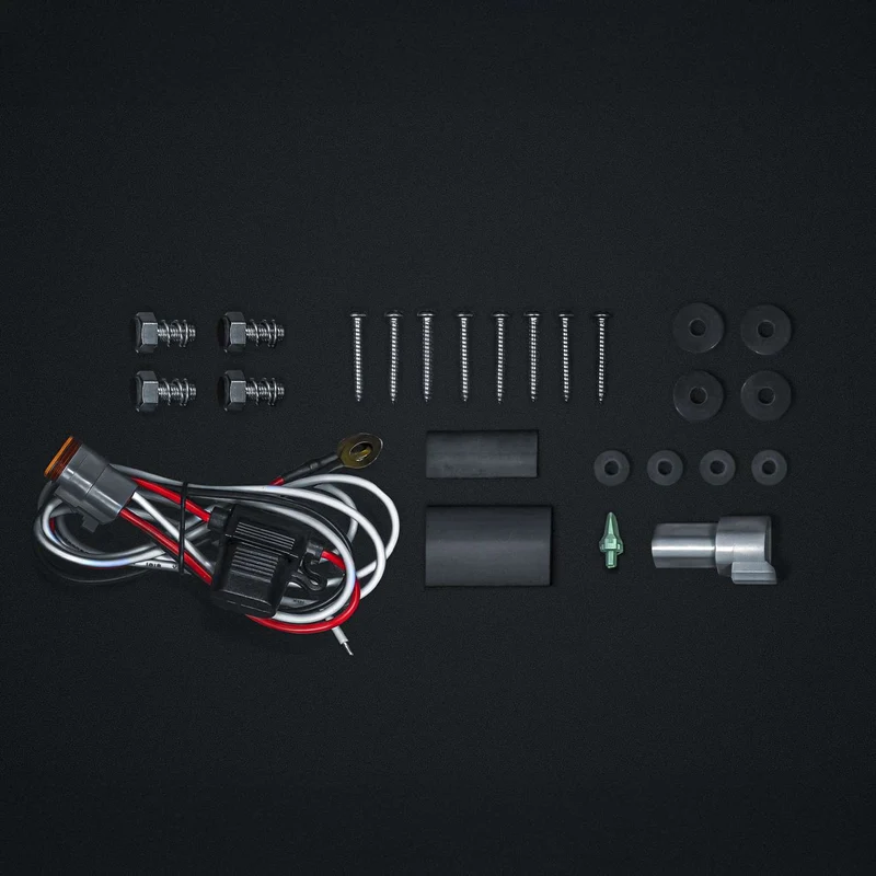 Strands Nuuk E-Line Black Number Plate LED Light Bar / Dark Lens