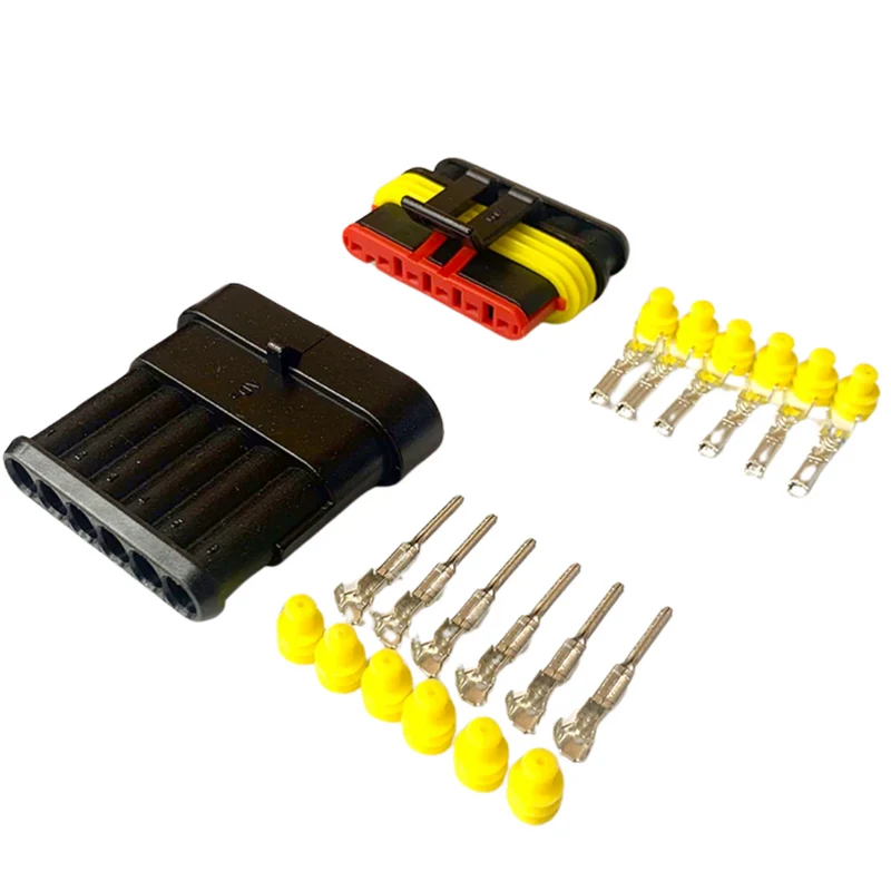 AMP Superseal 1.5 Series Connectors / 6 Way