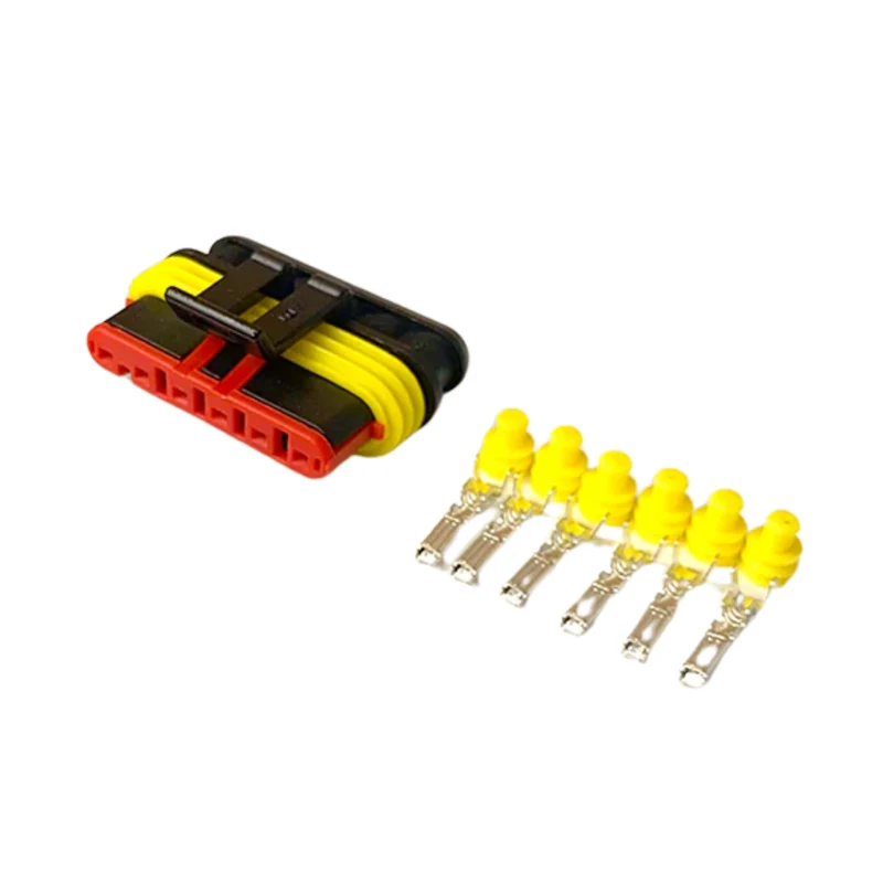 AMP Superseal 1.5 Series Connectors / 6 Way