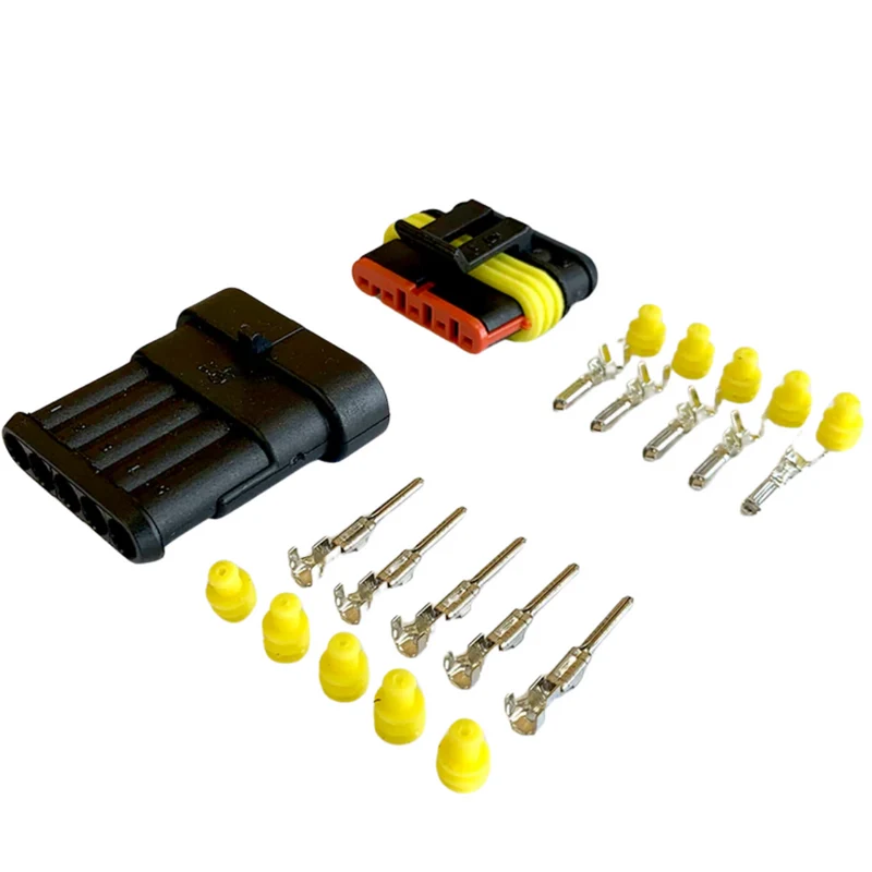 AMP Superseal 1.5 Series Connectors / 5 Way