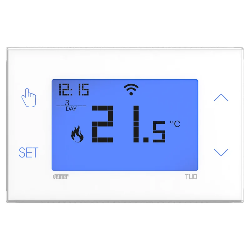 Cronotermostato Wi-Fi Vemer a Batteria Bianco da Parete – VE788600