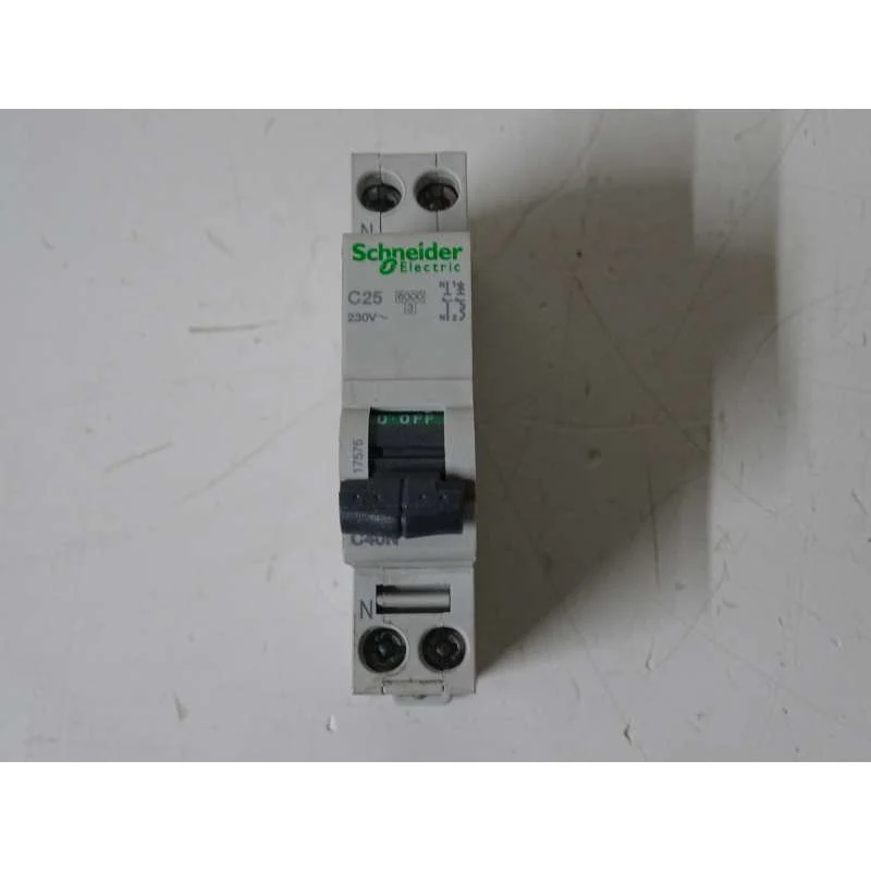 Interruttore Magnetotermico Schneider C40N 1P+N 25A 6kA Curva C – 17575