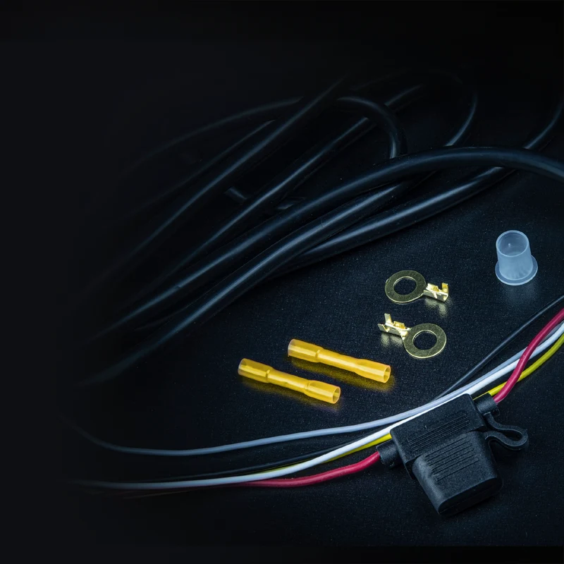 Barre luminose dritte Strands Siberia XP a fila singola con luce di posizione gialla/bianca
