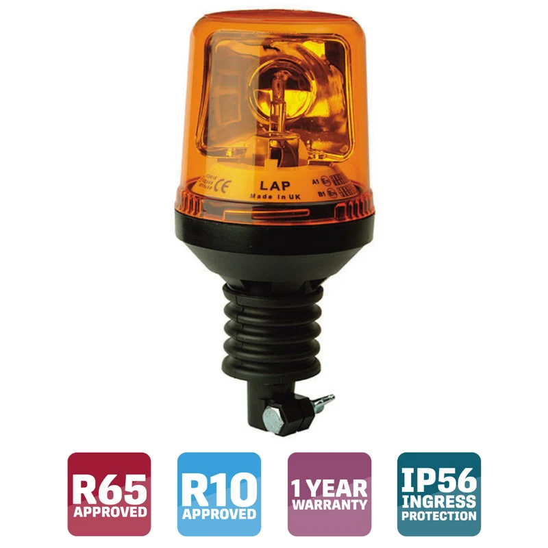 LAP271 Rotating 12V Bulb Beacon / Flexi Mount