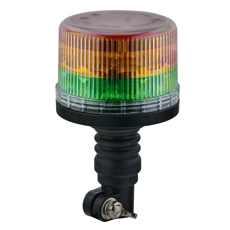 LAP Faro LED ambra e verde / Montaggio DIN flessibile
