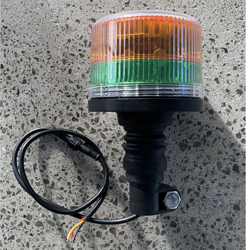LAP Faro LED ambra e verde / Montaggio DIN flessibile