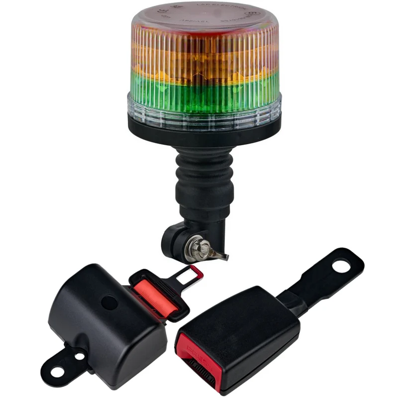 LAP Faro LED ambra e verde / Montaggio DIN flessibile
