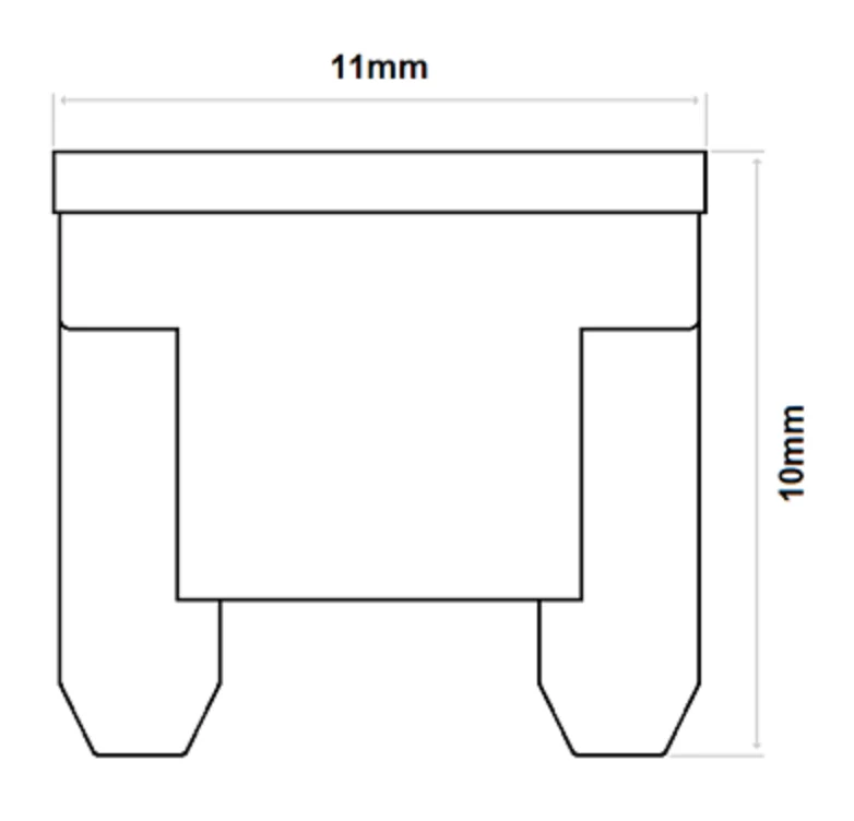 Low Profile Mini Fuses / Pack of 200
