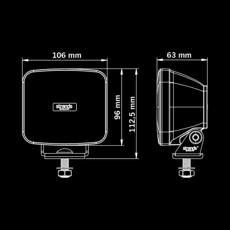 Strands IZE OG Square Work Light / 42W