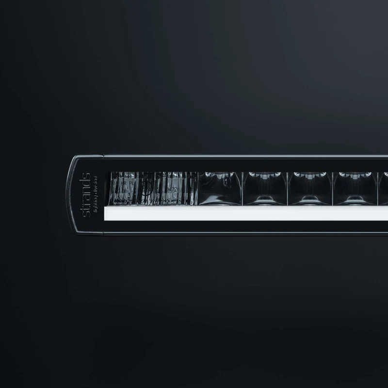 Strands Siberia Single Row Straight Light Bars with Amber / White Position Light