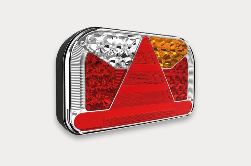 Fanale a LED per rimorchio con stop, coda, indicatore, fendinebbia, retromarcia e riflettore