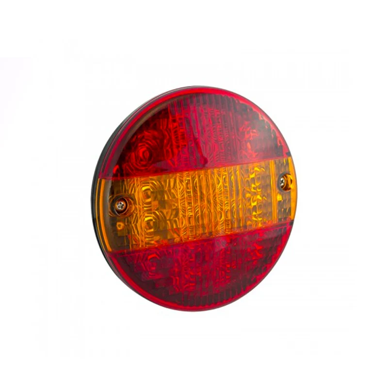 Luce LED rotonda per hamburger per rimorchio slimline per camion e rimorchi / 12 - 24v