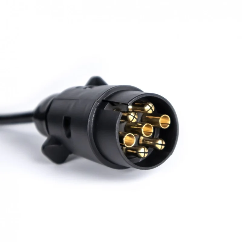 Bobina Suzie a 7 pin per rimorchio auto con connettori in plastica 12N
