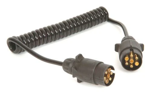 Bobina Suzie a 7 pin per rimorchio auto con connettori in plastica 12N