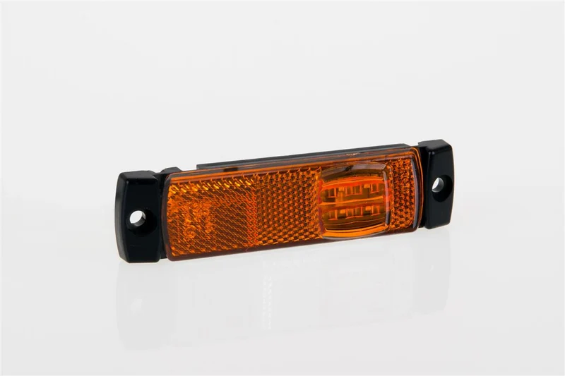 Indicatore luminoso a LED con riflettore: bianco, rosso o ambra