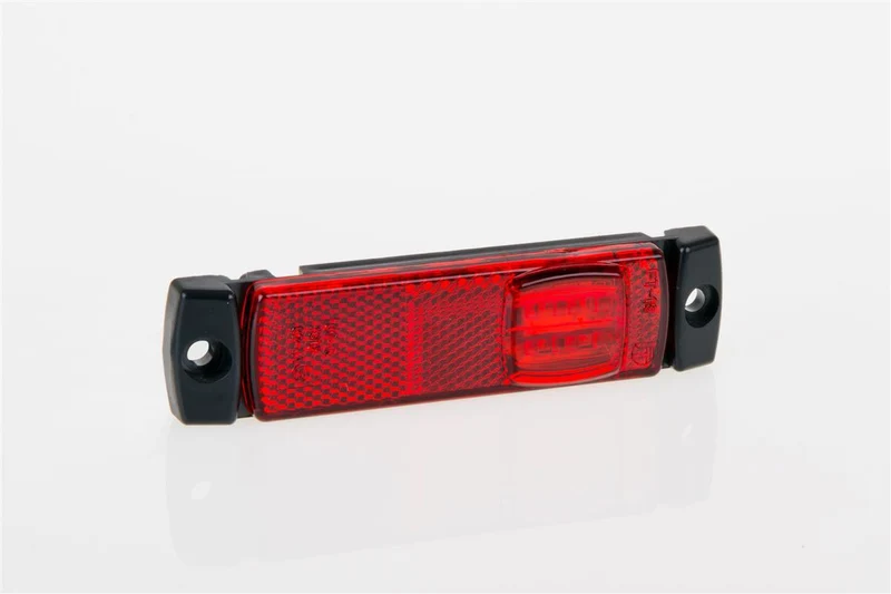 Indicatore luminoso a LED con riflettore: bianco, rosso o ambra