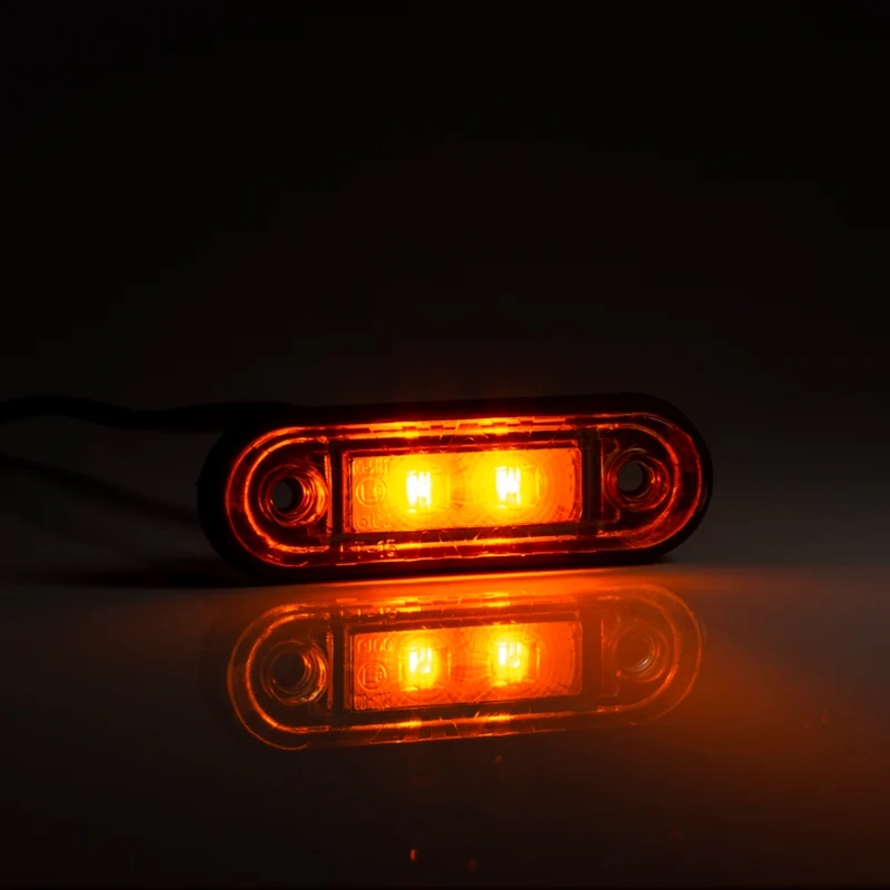 Flush Fit LED Marker Light in Red, White, Amber, Blue & Green