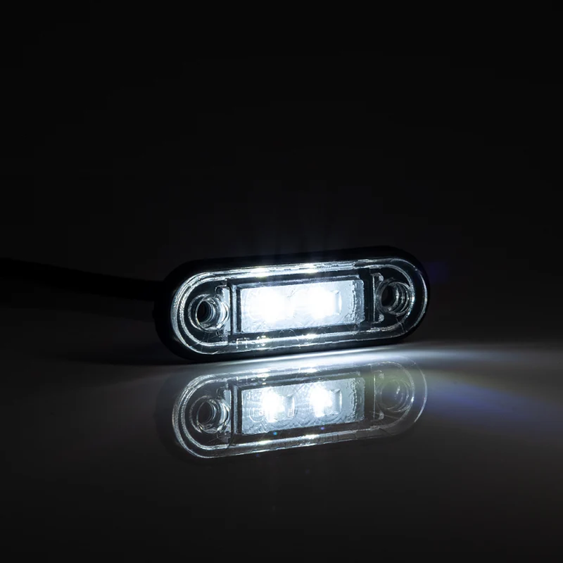 Flush Fit LED Marker Light in Red, White, Amber, Blue & Green