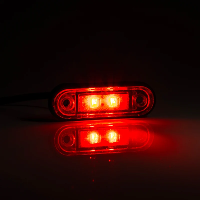 Flush Fit LED Marker Light in Red, White, Amber, Blue & Green