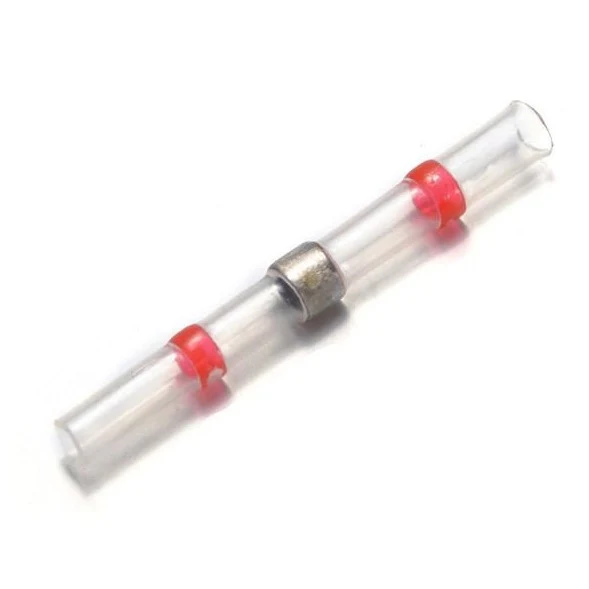 Connettori per cavi con guaina termorestringente rossa / Confezione da 50