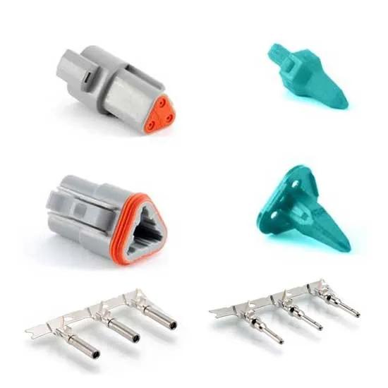 Deutsch Style Connectors / 3 Way