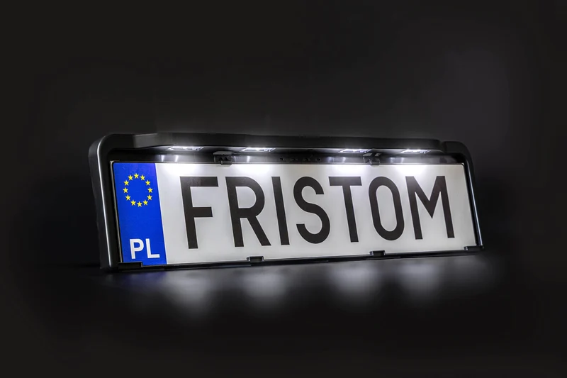 Number Plate Holder with LED Lights