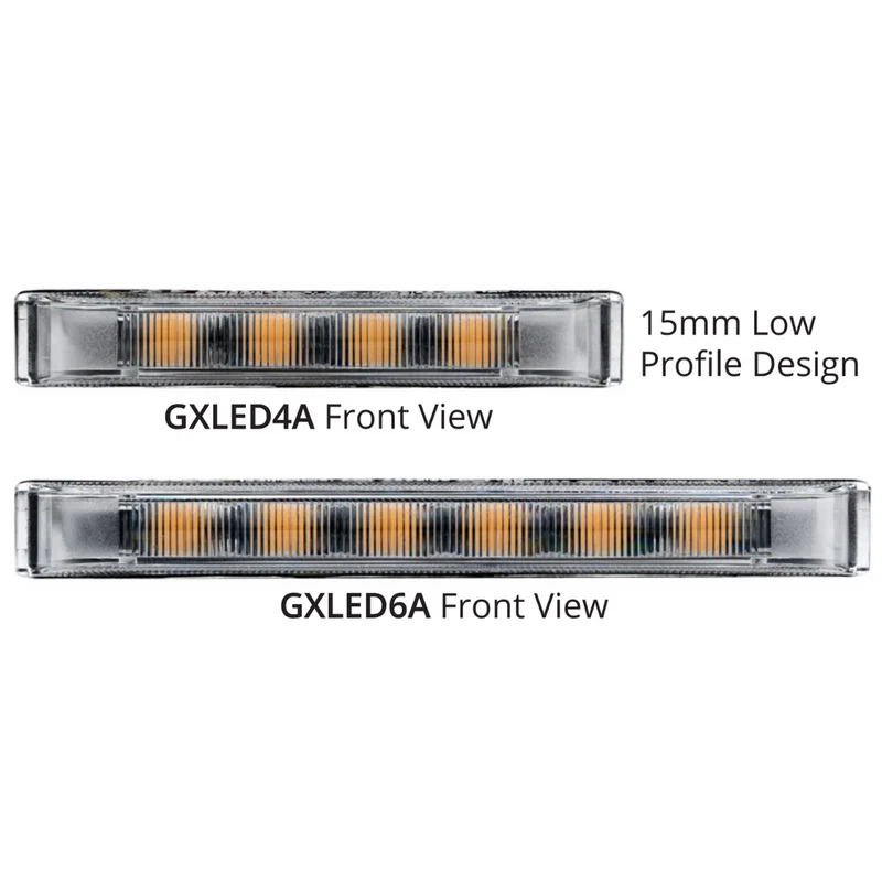 Luci stroboscopiche LAP GXLED Ultra Slim Grille Mount / Ambra