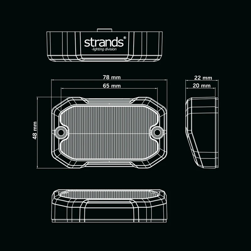 Strands Unity Reverse Light with Strobe / Fully E-Approved