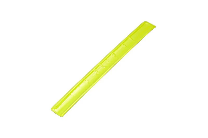 Yellow Reflective Snap Band