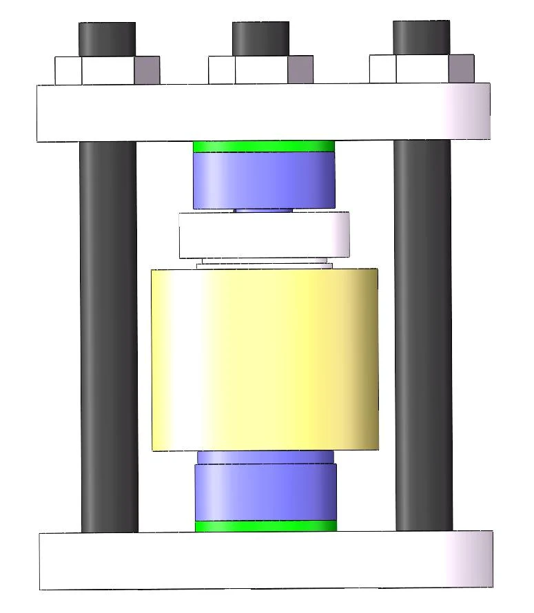 Kit standard di morsettiera e cella di prova per batterie a stato solido, modello GT02 CG