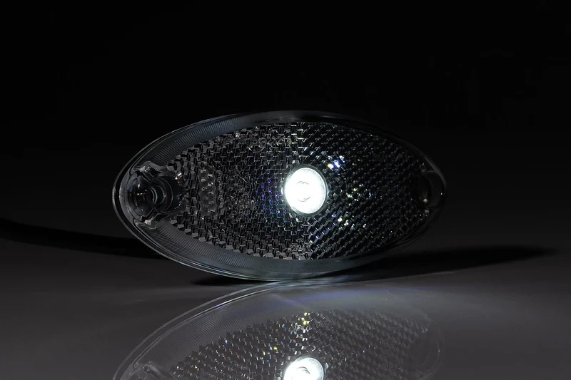 Fristom Oval Trailer Style LED Marker Light with Reflector