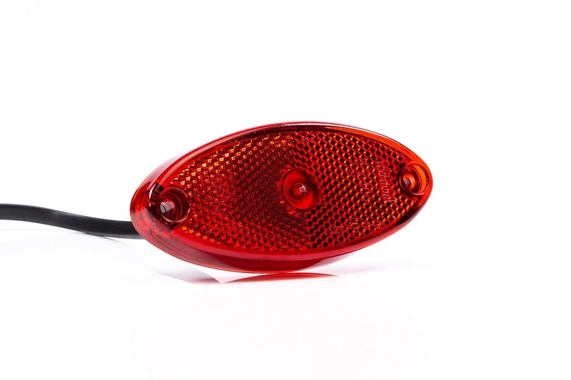 Fristom Oval Trailer Style LED Marker Light with Reflector