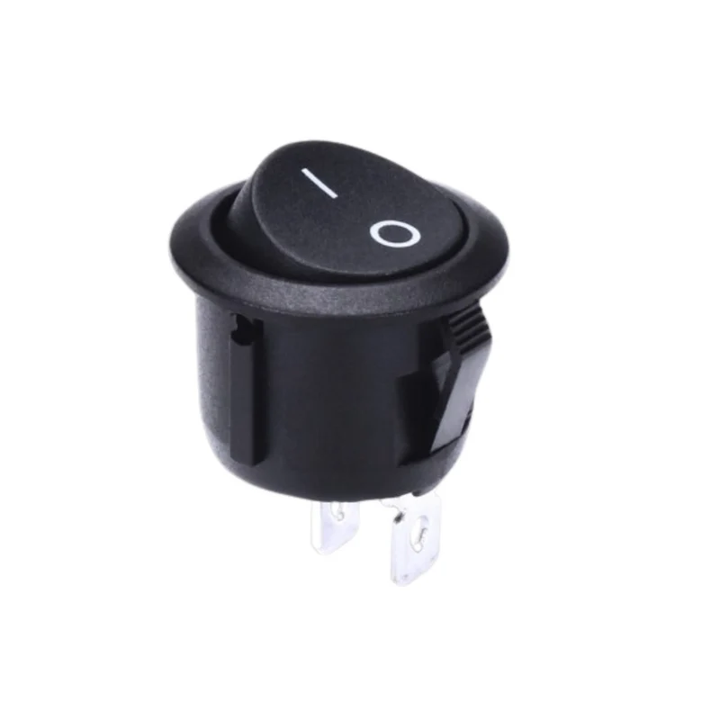 ON/OFF Round Rocker Switch with Symbols