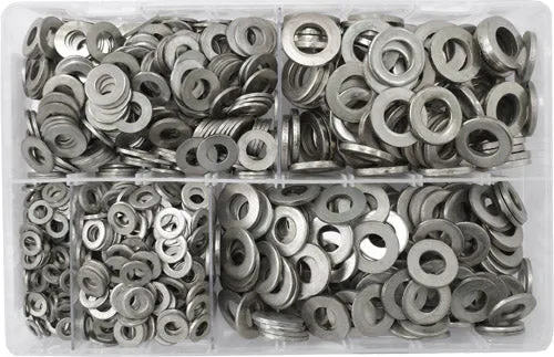 Assorted Flat Washers Metric (1,000)