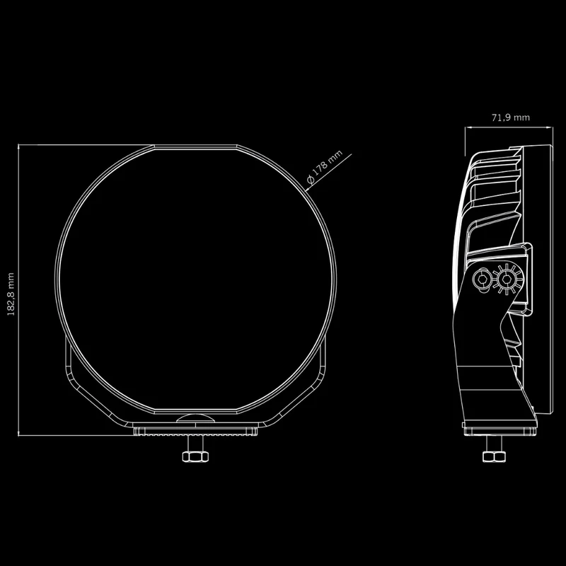 Strands Skylord Luce di guida a LED / 7"