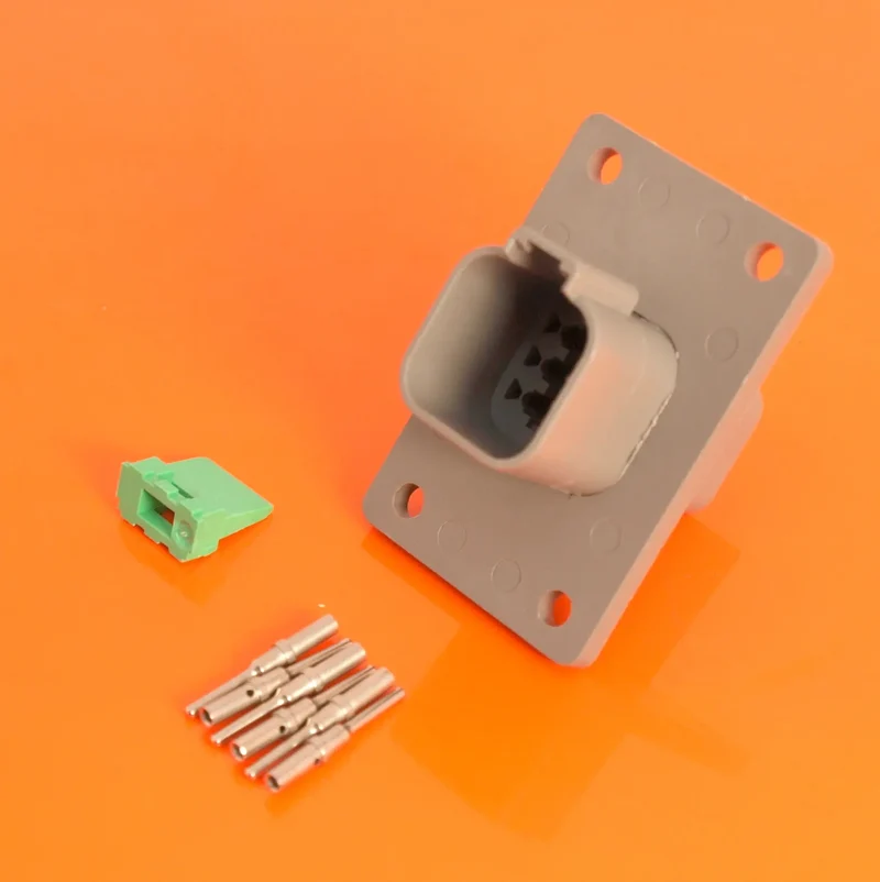 DEUTSCH DT Connector Receptacle with Flange Mount / 6 Way
