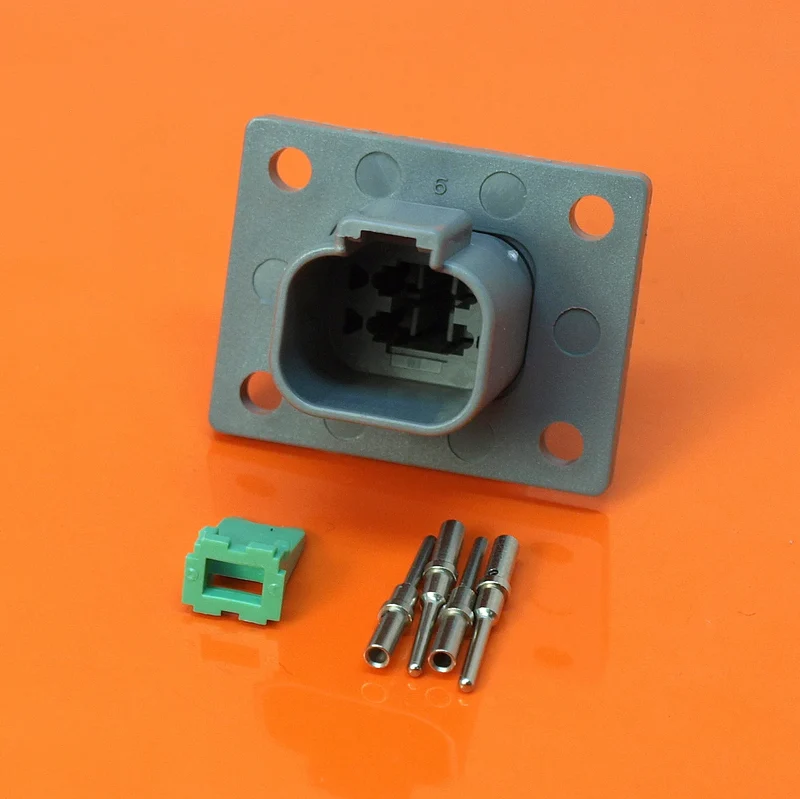 DEUTSCH DT Connector Receptacle with Flange Mount / 4 Way