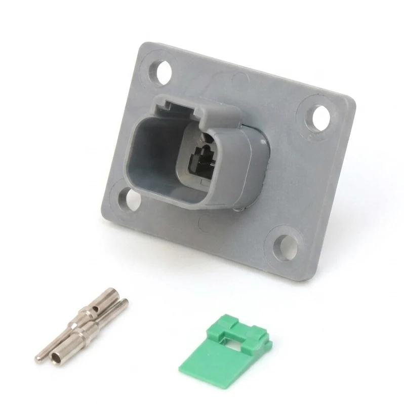 DEUTSCH DT Connector Receptacle with Flange Mount / 2 Way