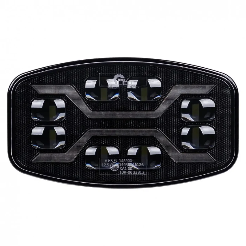Dark X-Spider LED Spot Light with White DRL & Strobe Function / 9"