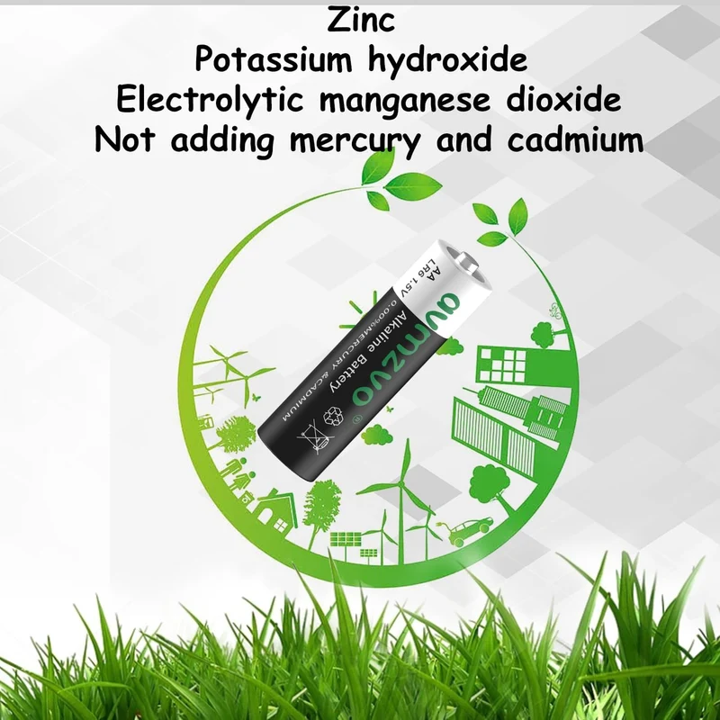 avmzvo Batterie AA, 80 pezzi, LR6 alcaline da 1,5 V, potenza durevole, potente, può essere utilizzata per giocattoli, sveglia e altri dispositivi elettronici