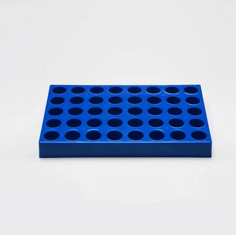 Supporto da 40 slot per fiale di campione da 10 ml, in plastica PP