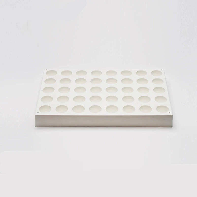 Supporto da 40 slot per fiale di campione da 10 ml, in plastica PP