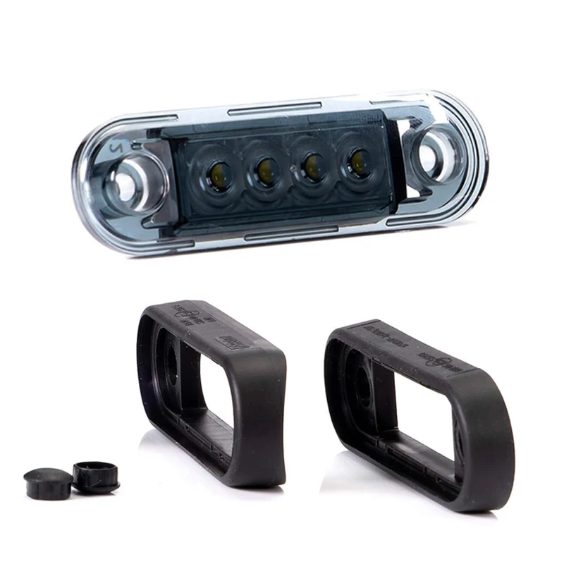 LED Marker Lights with Smoked Dark Lens