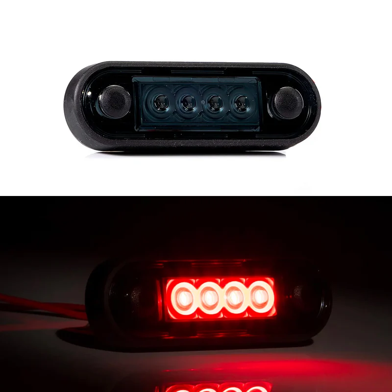 LED Marker Lights with Smoked Dark Lens