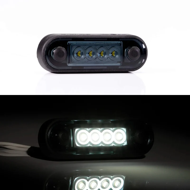 LED Marker Lights with Smoked Dark Lens
