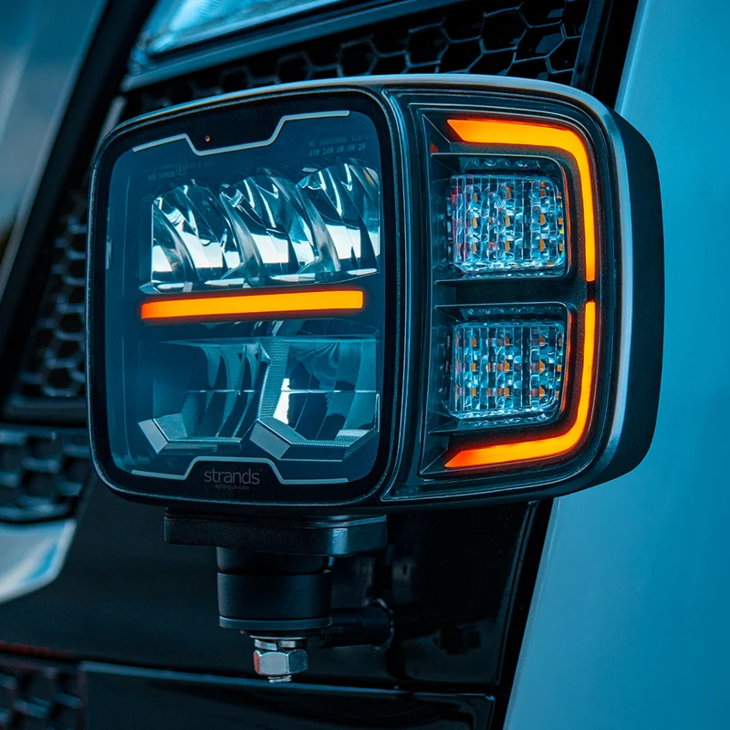 Strands HI-LO LED Lamp with High Beam, Low Beam & Indicator